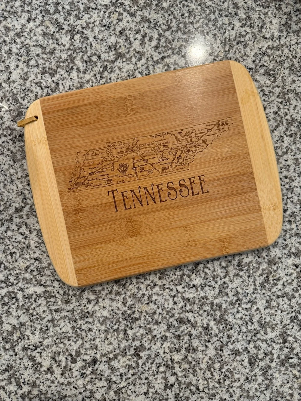 Tennessee Totally Bamboo Engraved Cutting Board